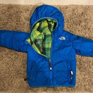 The North Face thermoball reversible puffer jacket